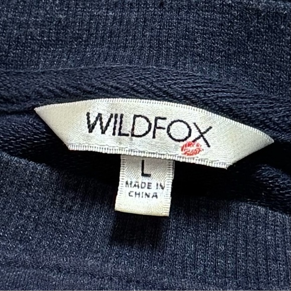 Wildfox Good Vibes Comfy Lightweight Crewneck Novelty Fun Rainbow Women's L - Picture 7 of 10